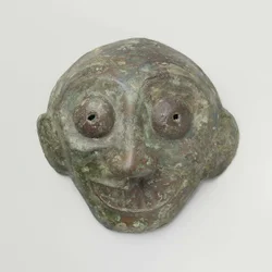 Chinesische Bronzemaske, ca. 1100-800 v. Chr.